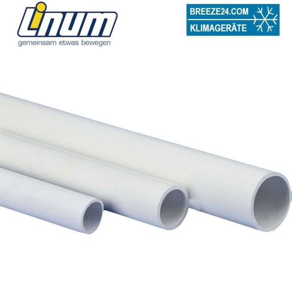 Linum RDP20 Hartes Abflussrohr 1 Meter DN 20 mm
