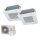 Mitsubishi Heavy Set 2,5/3, kW FDTC25VH1 + FDTC35VH1 4-Wege-Deckenkassette Standardpaneel +SCM40ZS-W