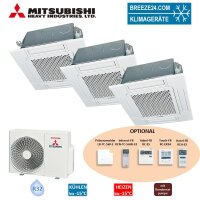 Mitsubishi Heavy Set 3 x 4-Wege-Deckenkassette...