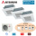 Mitsubishi Heavy Set 3 x 4-Wege-Deckenkassette Standardpaneel FDTC25VH1 + 2 x FDTC50VH + SCM80ZS-W