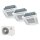 Mitsubishi Heavy Set 3 x 4-Wege-Deckenkassette Komfortpaneel 2 x FDTC25VH1 + FDTC35VH1 + SCM60ZS-W