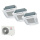Mitsubishi Heavy Set 3 x 4-Wege-Deckenkassette Komfortpaneel FDTC25VH1 + 2 x FDTC35VH1 + SCM60ZS-W