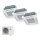 Mitsubishi Heavy Set 3 x 4-Wege-Deckenkassette Komfortpaneel FDTC25VH1+FDTC35VH1+FDTC50VH+SCM71ZS-W