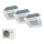 Mitsubishi Heavy Set 3 x 4-Wege-Deckenkassette Komfortpaneel FDTC25VH1 + 2 x FDTC50VH + SCM80ZS-W