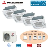 Mitsubishi Heavy Set 4 x 4-Wege-Deckenkassetten...