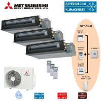 Mitsubishi Heavy Set 3 x Kanalgeräte 2,5/3,5 kW 2 x...