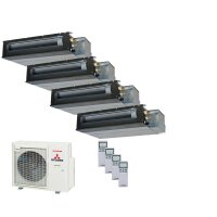 Mitsubishi Heavy Set 4 x Kanalgeräte 2,5 kW -...