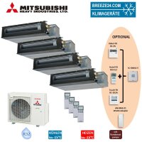 Mitsubishi Heavy Set 4 x Kanalgeräte 2,5/3,5 kW 3 x...
