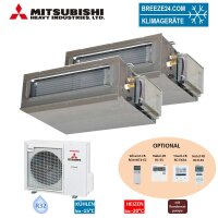 Mitsubishi Heavy Set 2 x Kanalgeräte 5,0 kW - FDUM...