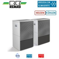 Remko LWM 110 Duo ALU Monoblock-Wärmepumpe 12,0 kW