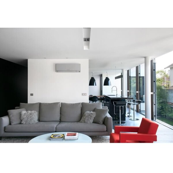 Mitsubishi Electric Wandgerät 2,5 kW WiFi Premium Silber MSZ-EF25VGKS Raumgröße 25 - 30 m² | R32