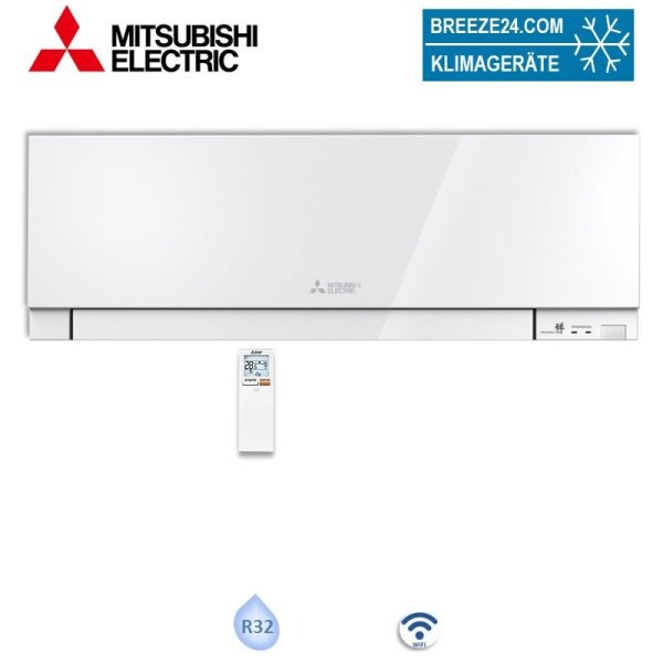 Mitsubishi Electric Wandgerät 2,5 kW WiFi Premium Weiss MSZ-EF25VGKW Raumgröße 25 - 30 m² | R32