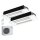 Mitsubishi Electric Set 2 x MLZ-KP35VG 1-Wege-Deckenkassette mit Blende + MXZ-2F53VF4 3,5 kW  R32