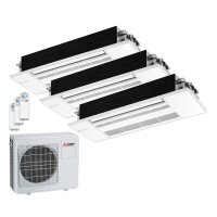 Mitsubishi Electric1-Wege-Deckenkassette Set 2,5/3,5 kW 2...