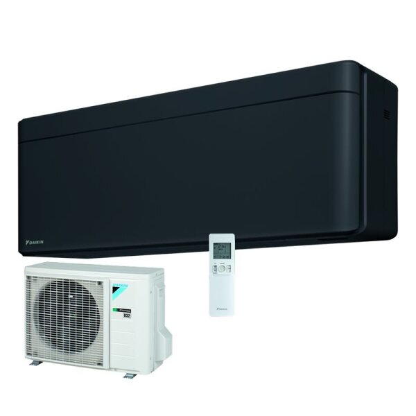 Daikin Set Wandgerät Stylish WiFi schwarz 2,5 kW - FTXA25CB + RXA25A5V1B8 Raumgröße 25 - 30 m² | R32
