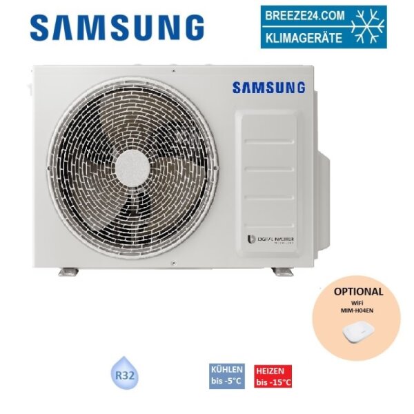 Samsung AJ 050 TXJ2KG/EU 5,0 kW Multi-Split Außengerät Free Joint Multi NASA für 2 Innengeräte | R32