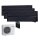 Mitsubishi Electric Set 3 Wandgeräte Diamond WiFi 2,5/3,5kW 2 x MSZ-LN25VG2B+MSZ-LN35VG2B+MXZ-3F68VF