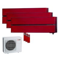 Mitsubishi Electric Set 3 Wandgeräte Diamond WiFi...