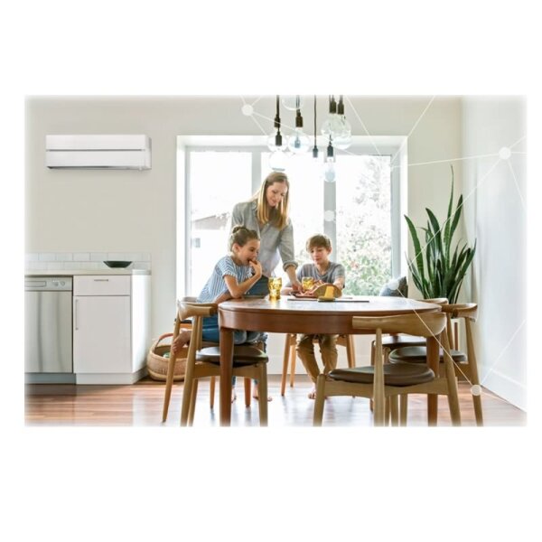 Mitsubishi Electric Set 3 Wandgeräte Diamond WiFi 3,5 kW MSZ-LN35VG2W + MXZ-3F68VF R32