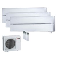 Mitsubishi Electric Set 3 Wandgeräte Diamond WiFi...