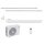 Kaisai Set 2 Wandgeräte Fly 2,6 kW 2 x KWX-09KRHI + K20E-18HFN32H R32 Klimaanlage