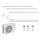 Kaisai Set 3 Wandgeräte Fly WiFi 3,5 kW - KWX-12KRHI + K30E-27HFN32H - R32 Klimaanlage