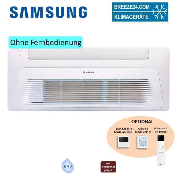 Samsung 1-Weg-Deckenkassette AJ 026 TN1DKG + Blende PC1NWFMAN Wind-Free (Nur Multisplit/NASA) R32 2,6 kW + IR-FB AR-EH03E