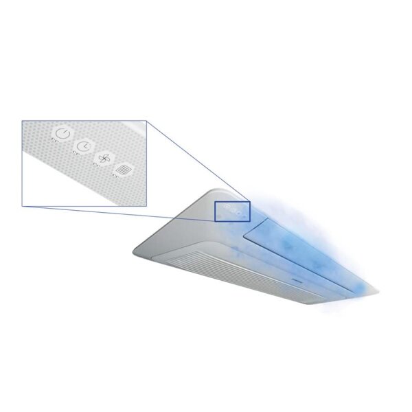 Samsung 1-Weg-Deckenkassette AJ 026 TN1DKG + Blende PC1NWFMAN Wind-Free (Nur Multisplit/NASA) R32 2,6 kW + IR-FB AR-EH03E