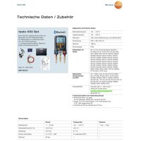 Testo -Digitale Monteurhilfe Set 550