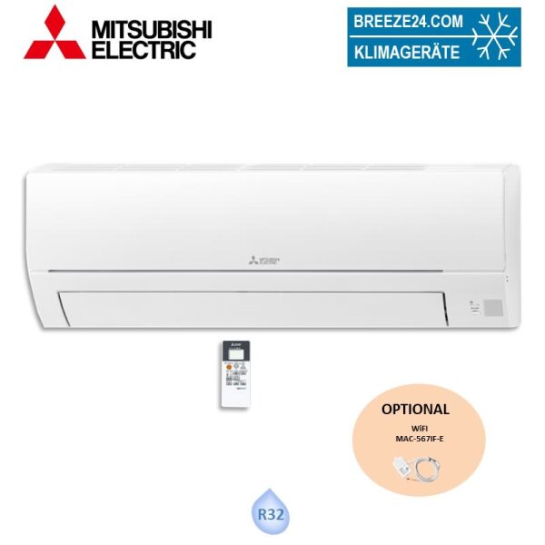 Mitsubishi Electric Wandgerät 2,5 kW - MSZ-HR25VF für 1 Raum mit 25 - 30 m² | nur Monosplit | R32