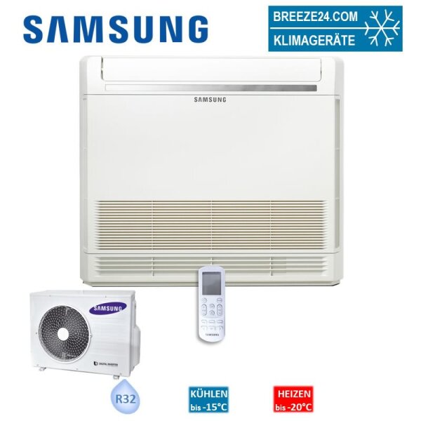 Samsung Set Truhengerät 3,5 kW - AC 035 RNJDKG + AC 035 RXADKG BAC/NASA Raumgröße 35 - 40 m² | R32