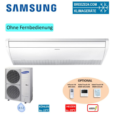 Samsung Set Deckenunterbaugerät 13,4 kW - AC 140 RNCDKG + AC 140 RXADNG Raumgröße 140 m² 400V/BAC