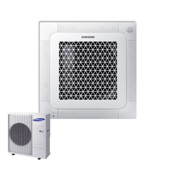 Samsung Set Deckenkassette Wind-Free 12,0 kW AC 120 RN4DKG + Blende PC4NUFMAN + AC 120 RXADNG R32 Klimaanlage BAC/NASA 400V