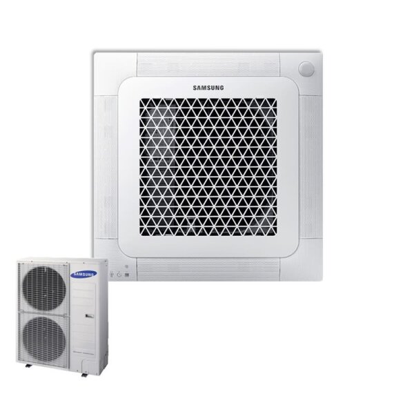 Samsung Set Deckenkassette Wind-Free 13,4 kW AC 140 RN4DKG + Blende PC4NUFMAN + AC 140 RXADNG R32 Klimaanlage BAC/NASA 400V