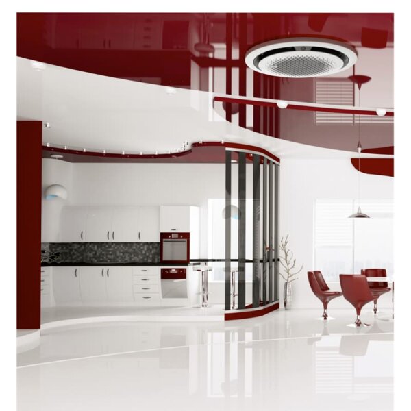 Samsung Set Deckenkassette Round Airflow 13,4 kW AC 140 RN4PKG + Blende PC4NUNMAN weiss + AC 140 RXADNG R32 Klimaanlage 400V