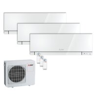 Mitsubishi Electric Set 3 Wandgeräte Premium 2,5 kW...