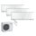 Mitsubishi Electric Set 3 Wandgeräte Premium 2,5/3,5 kW 2x MSZ-EF25VGKW + MSZ-EF35VGKW + MXZ-3F68VF3