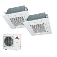 Mitsubishi Heavy Set 2 x FDTC50VH + FDC100VSA-W...