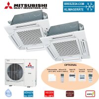 Mitsubishi Heavy Set 2 x FDTC50VH 4-Wege-Deckenkassette...