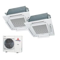 Mitsubishi Heavy Set 2 x FDTC50VH 4-Wege-Deckenkassette...