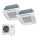 Mitsubishi Heavy Set 2 x FDTC50VH 4-Wege-Deckenkassette Komfortpaneel + FDC100VSA-W R32 400V (Simultanbetrieb)