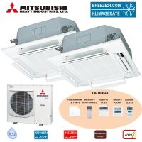 Mitsubishi Heavy Set 2 x FDT50VH 4-Wege-Deckenkassette...