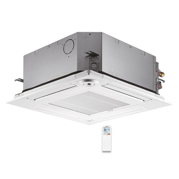 Mitsubishi Electric PLFY-P20VFM-E 4-Wege Deckenkassette Euroraster + Blende SLP-2FALM2 VRF
