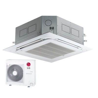 LG Set 4-Wege Deckenkassette 8,0 kW - UT30F NB0 mit Blende PT-AAGW0 + UUC1 U40 R32 Klimaanlage