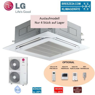 LG Set 4-Wege Deckenkassette 9,5 kW - UT36F NA0 mit Blende PT-AAGW0 + UUD3 U30 R32 Klimaanlage