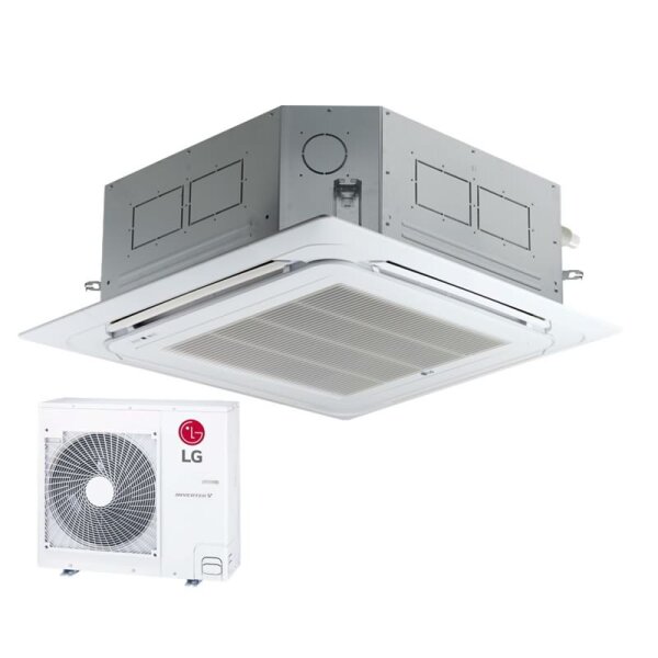 LG Set 4-Wege Deckenkassette 9,5 kW - UT36F NA0 mit Blende PT-AAGW0 + UUC1 U40 R32 Klimaanlage