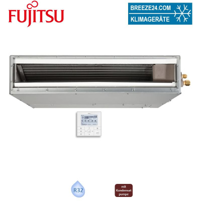 Fujitsu Kanalgerät eco 5,2 kW ARXG 18KLLAP Slim R32