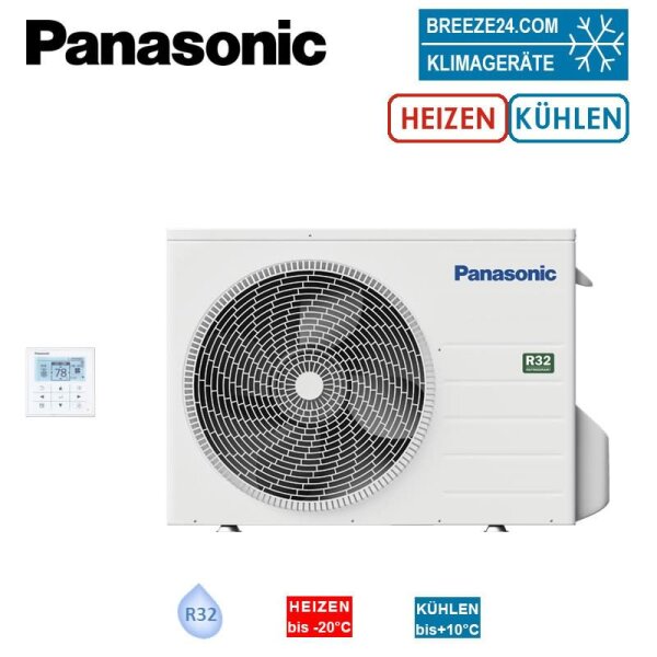 Panasonic Aquarea LT Generation J WH-UD05JE5 Split-Wärmepumpe | 5,0 kW | Heizen | Kühlen | R32