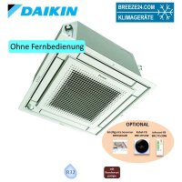 Daikin FXZA50A 4-Wege-Deckenkassette mit Blende BYFQ60C4W...