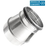 Wickelfalzrohr Reduzierstück Ø 200 mm auf 125...